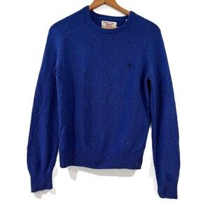 Original Penguin by Munsingwear Blue Flecked Pullover Crewneck Sweater Medium